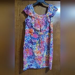 Calvin Klein EUC 14 Colorful Dress